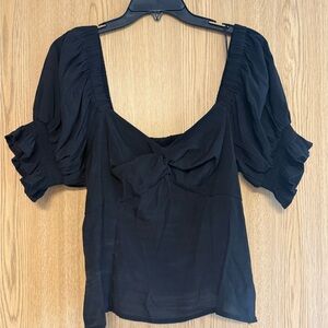 Elegant Black Women's Top